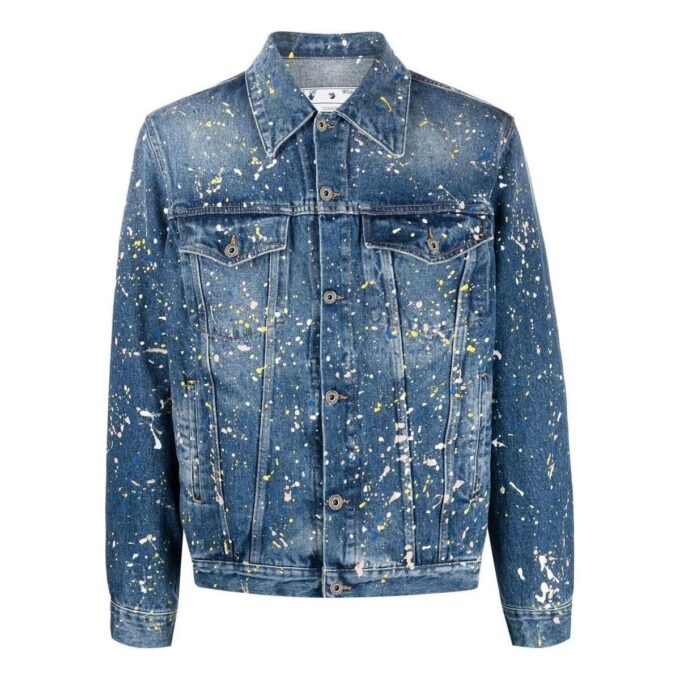 Paint Skate Denim Jacket “Blue”