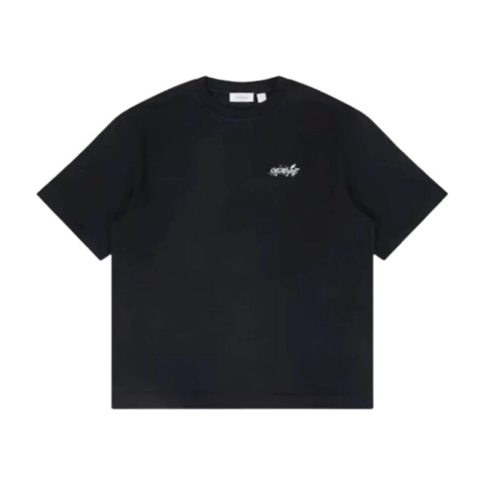 Paint Splatter Arrow Diag Fit T-Shirt “Black”