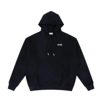 Paint Splatter Arrow Diag French Terry Hoodie “Black”