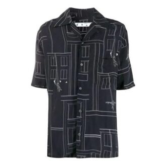 Painter Holiday Print Short Sleeve Shirt
