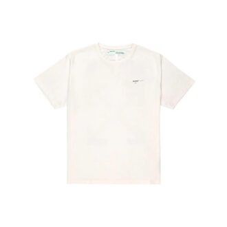Painting Arrow Cotton Short Sleeve White