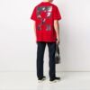 Painting Arrow Printing Short Sleeve Red