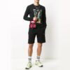 Painting Printing Long Sleeves Black