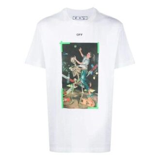 Painting Printing Short Sleeve White