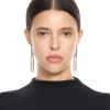 Paperclip Strass Earrings