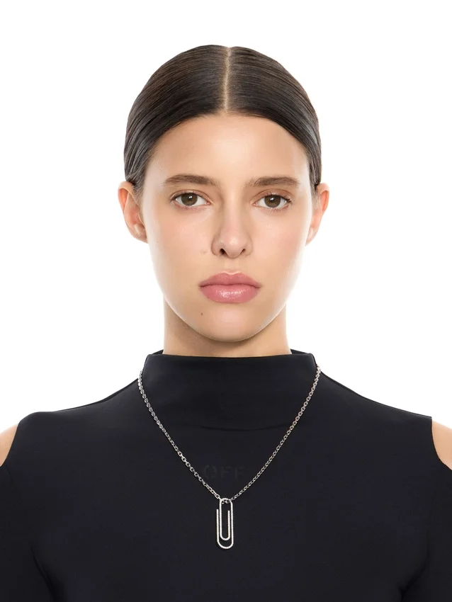 Paperclip Strass Necklace Paperclip Strass Necklace