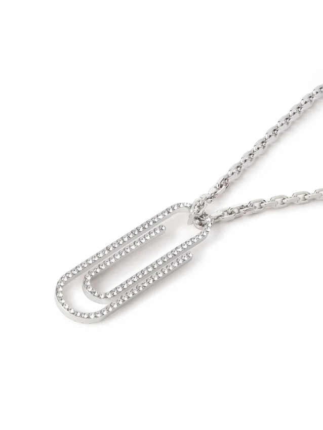 Paperclip Strass Necklace Paperclip Strass Necklace
