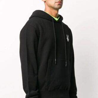 Pascal Arrows Hooded Pullover Men Black
