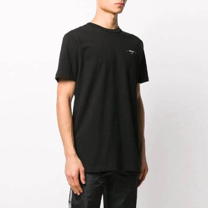 Patch Arrow Short Sleeve Black
