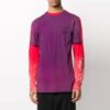 Pattern Printing Arrow Long Sleeves Version Purple