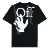 Pattern Printing Short Sleeve Black