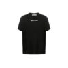 Pattern Printing Short Sleeve Black