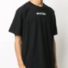 Pattern Printing Short Sleeve Black