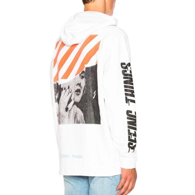 Photocopy Hooded Sweatshirt “White”