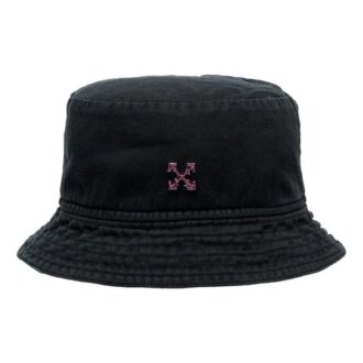 Pink Arrow Fisherman’ s hat Black Pink Arrow Fisherman’ s hat Black