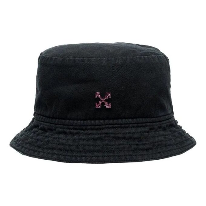 Pink Arrow Fisherman’ s hat Black
