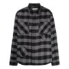 Plaid Long Sleeves Shirt Gray