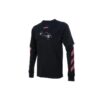 Printing Arrow Long Sleeves Loose Fit Black