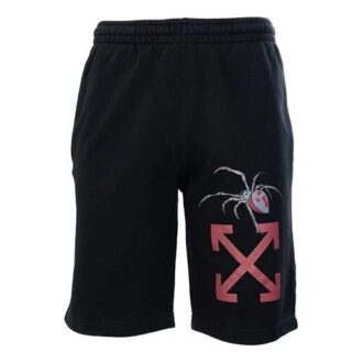 Printing Casual Shorts Ordinary Version Black