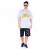 Printing Casual Shorts Ordinary Version Black