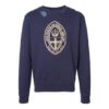 Printing Casual Solid Color Version Dark Blue