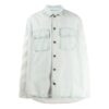Printing Denim Jacket Denim Blue