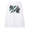 Printing Hollow Out Design Shorts White