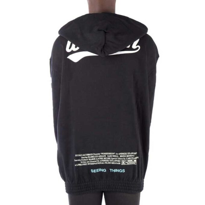 Printing Long Sleeves hooded Sports Slim Fit Version Black