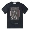 Printing Pattern Short Sleeve Black