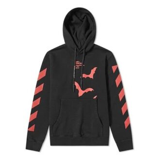 Printing Pullover Loose Fit Unisex Black