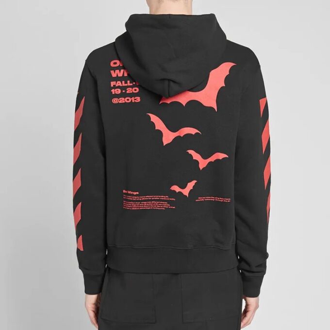 Printing Pullover Loose Fit Unisex Black