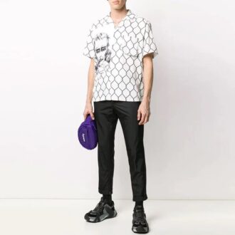 Printing Short Sleeve Shirt Version White