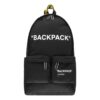 Quote Backpack “Black White”