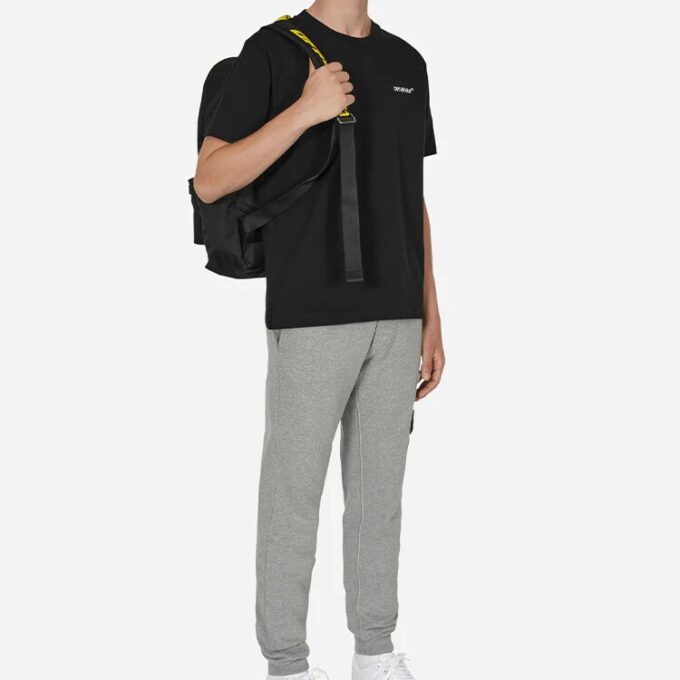 Quote Backpack “Black White”