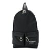Quote Tote Backpack “Black/White”
