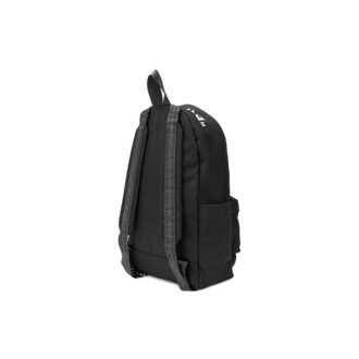 Quote Tote Backpack “Black/White”