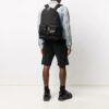 Quote Tote Backpack “Black/White”