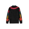 Rainbow Gradient Arrow Knit Black