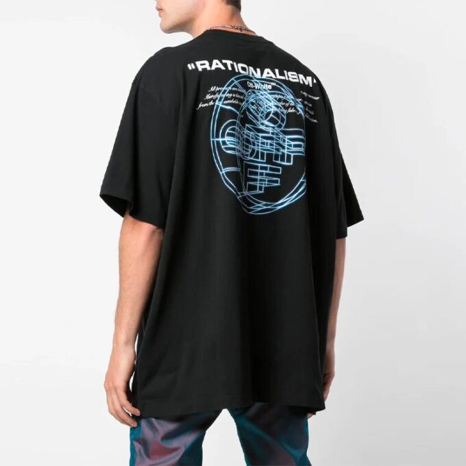 Rationalism Printing Short Sleeve Black