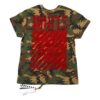 Red Short Sleeve Camouflage Green