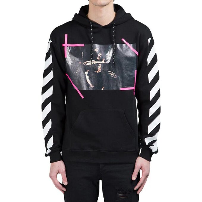 Religious Painting Men Black/Pink