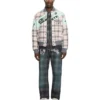 Royal Check Varsity Jacket Royal Check Varsity Jacket