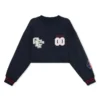 Royal Patch Crop Sweatshirt