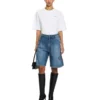 Royal Patch Denim Bermuda Shorts