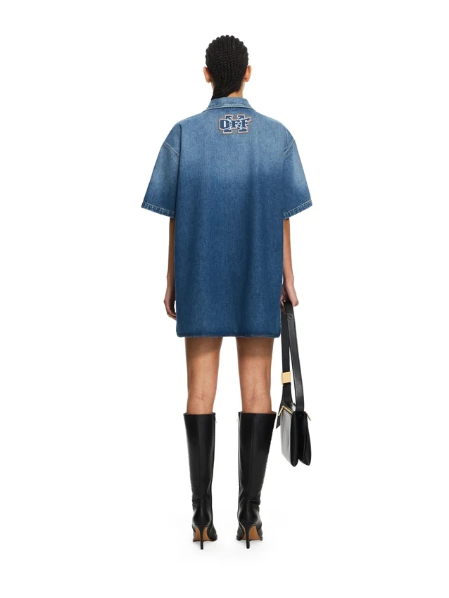 Royal Patch Denim Dress Royal Patch Denim Dress