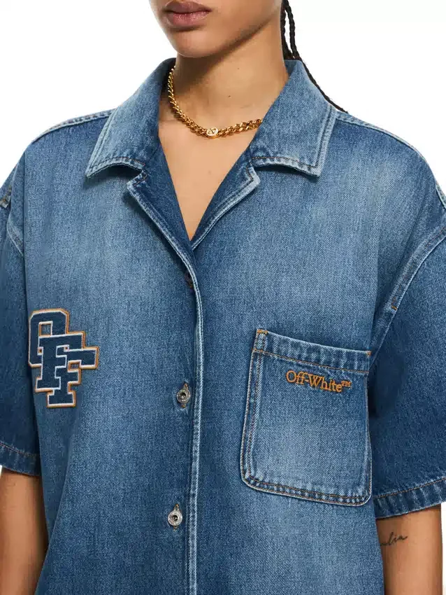 Royal Patch Denim Dress Royal Patch Denim Dress