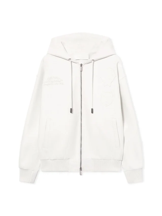 Royal Team Embroidery Zip Hoodie Royal Team Embroidery Zip Hoodie