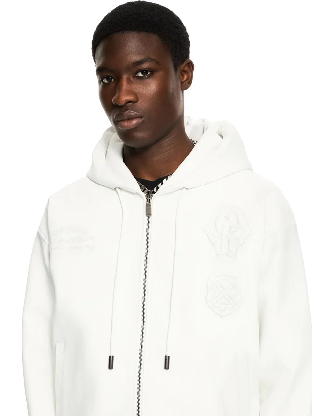 Royal Team Embroidery Zip Hoodie Royal Team Embroidery Zip Hoodie