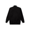 Rubber Retro Zipper Jacket Black
