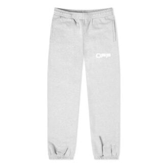 Rubber Strap Printing Sports Pants Ordinary Version Gray